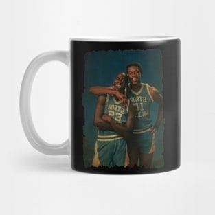 Sam Perkins and Michael Jordan Vintage Mug